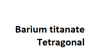 200 گرم باریم تیتانات تتراگونال مرک (خریداری شده از آزمیران) (پیزوالکتریک)